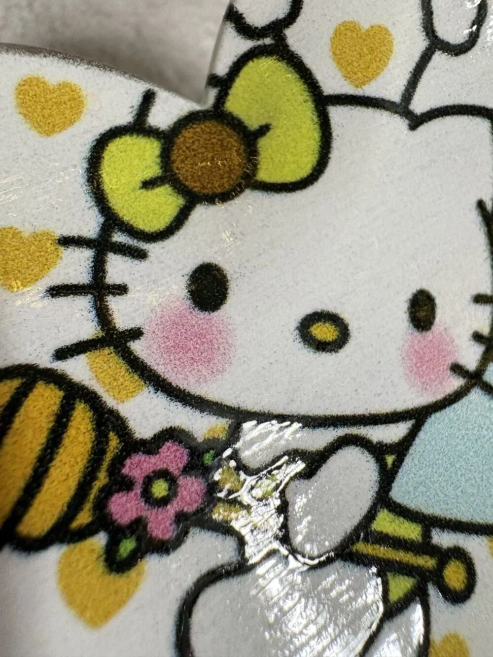 NWT New Hello Kitty Spring Bee Heart-shaped Hair Claw Clip Accessory